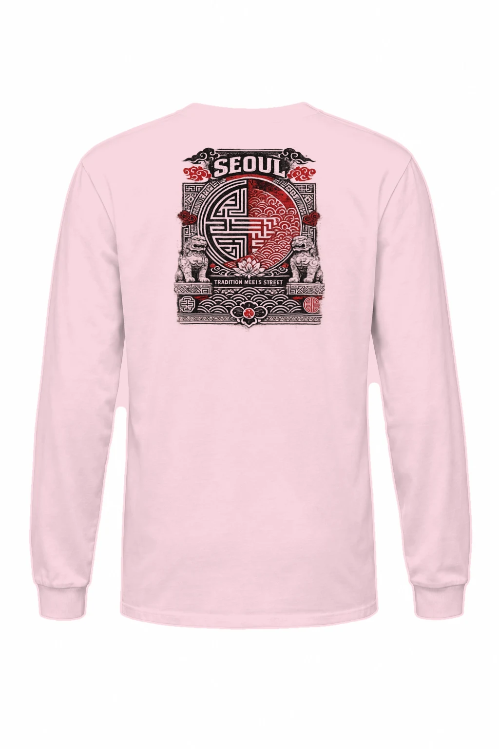 "Seoul Tradition Meets Street" Unisex Longsleeve T-shirt | Gildan 2400