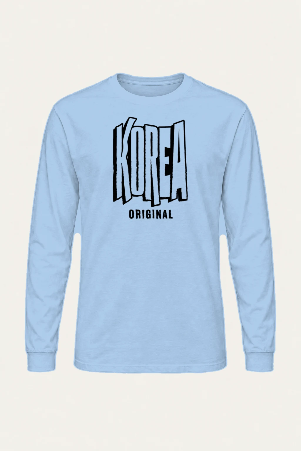 "Seoul Type Distortion" Unisex Longsleeve T-shirt | Gildan 2400
