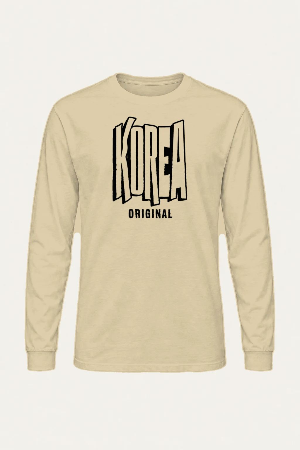 "Seoul Type Distortion" Unisex Longsleeve T-shirt | Gildan 2400