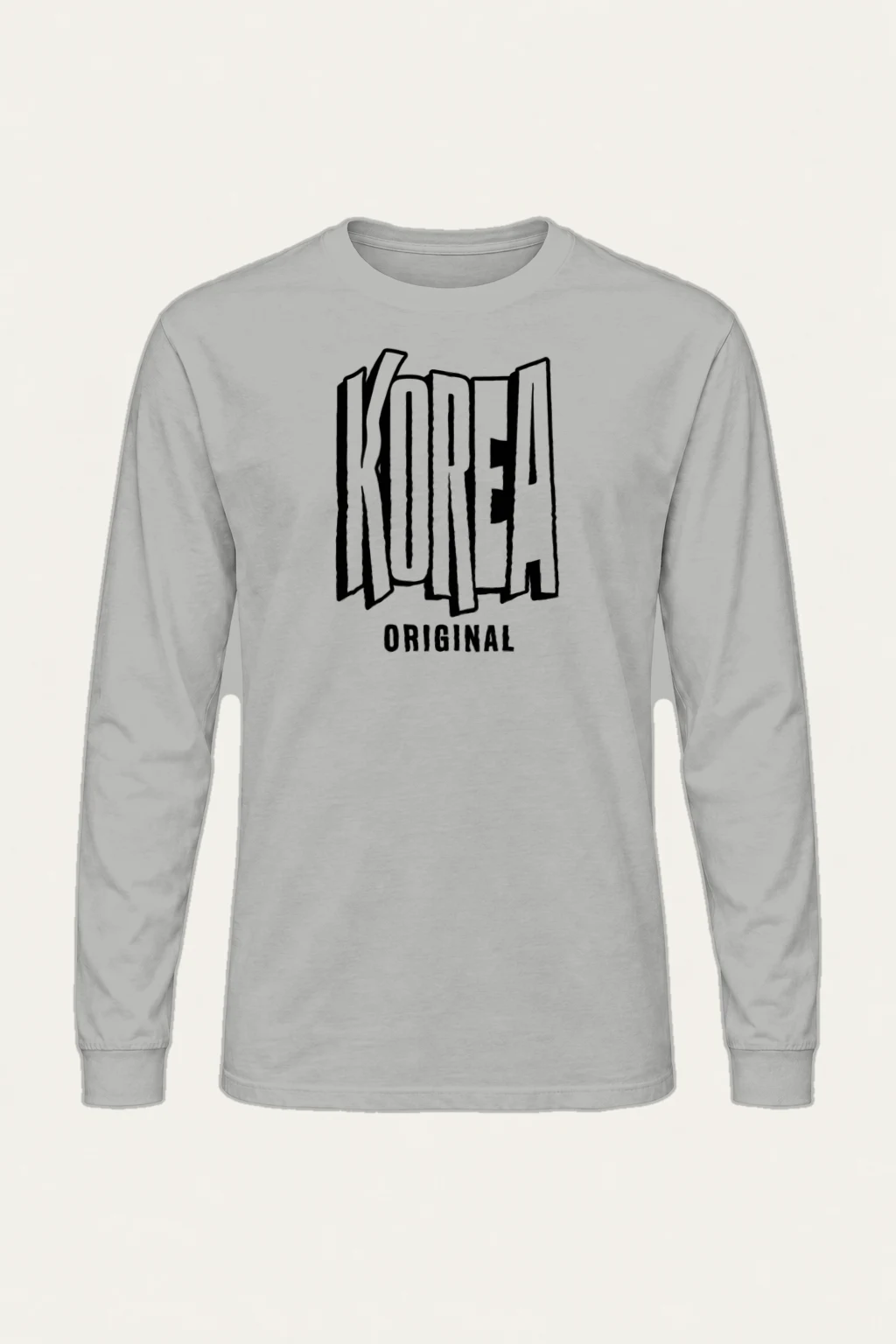 "Seoul Type Distortion" Unisex Longsleeve T-shirt | Gildan 2400