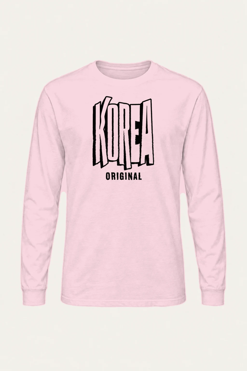 "Seoul Type Distortion" Unisex Longsleeve T-shirt | Gildan 2400