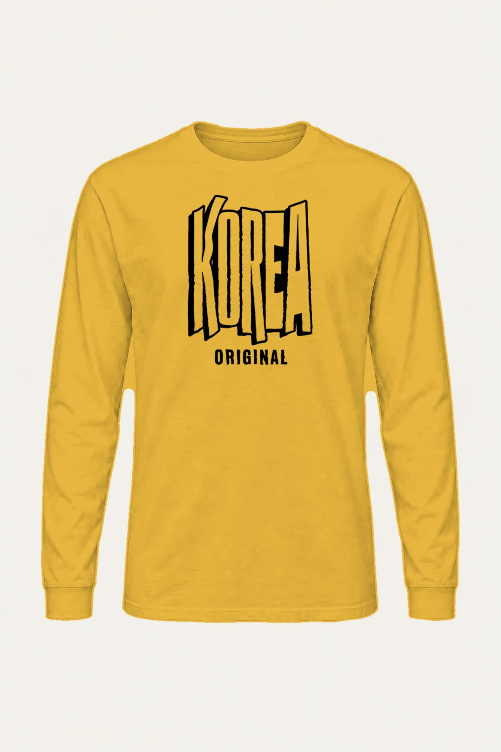 "Seoul Type Distortion" Unisex Longsleeve T-shirt | Gildan 2400