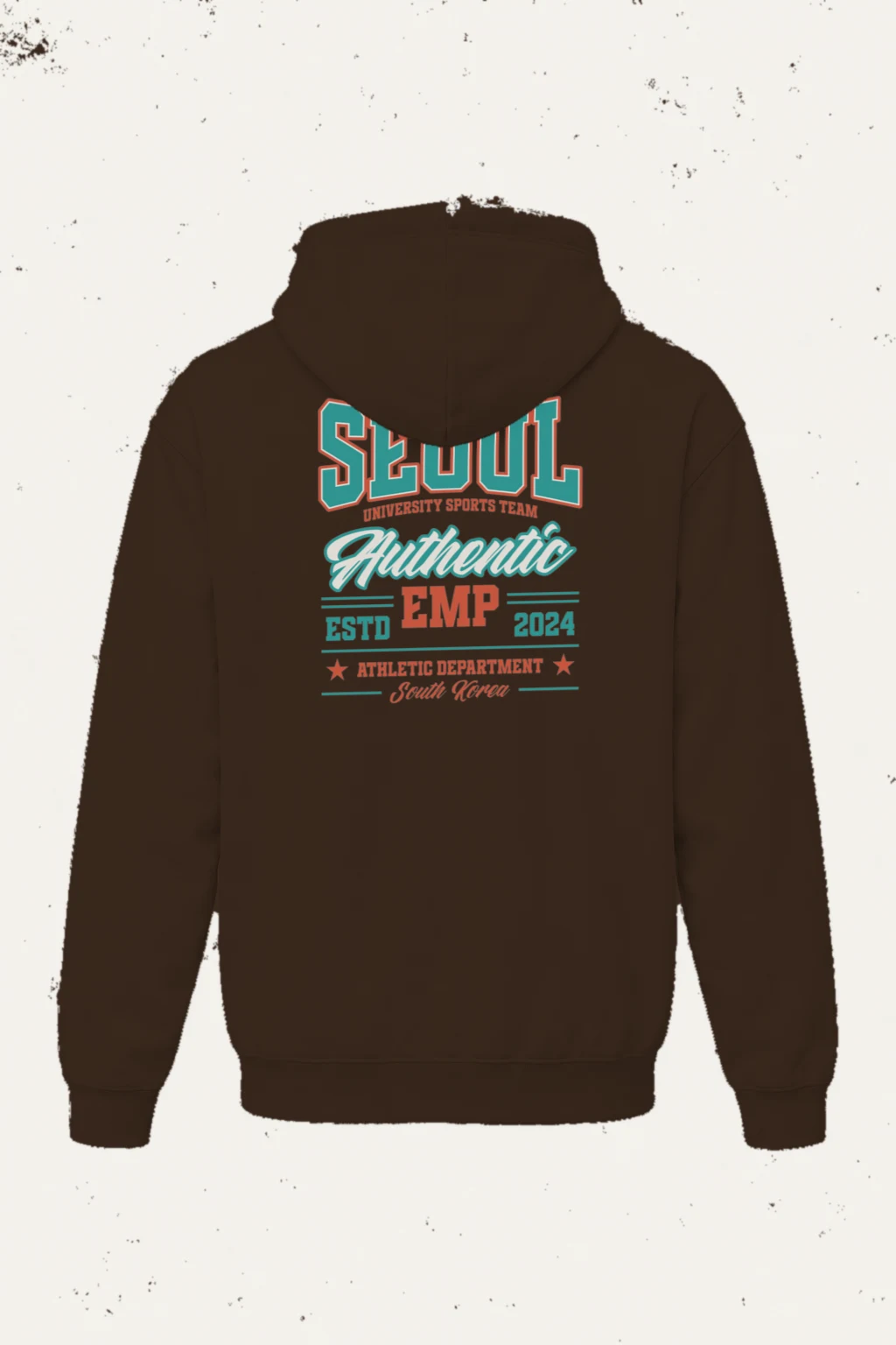 "Seoul University Athletics" Heavy Blend Unisex Pullover Hoodie | Gildan 18500
