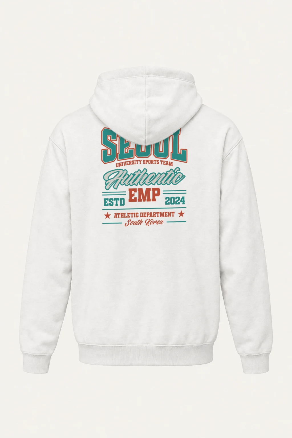 "Seoul University Athletics" Heavy Blend Unisex Pullover Hoodie | Gildan 18500