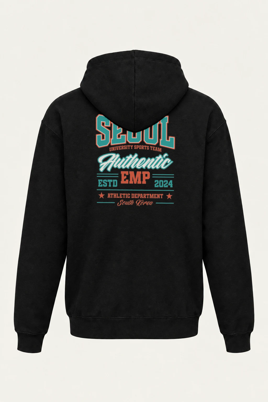"Seoul University Athletics" Heavy Blend Unisex Pullover Hoodie | Gildan 18500