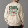 "Seoul University Athletics" Unisex Sponge Fleece Crewneck Sweatshirt | Bella + Canvas 3901