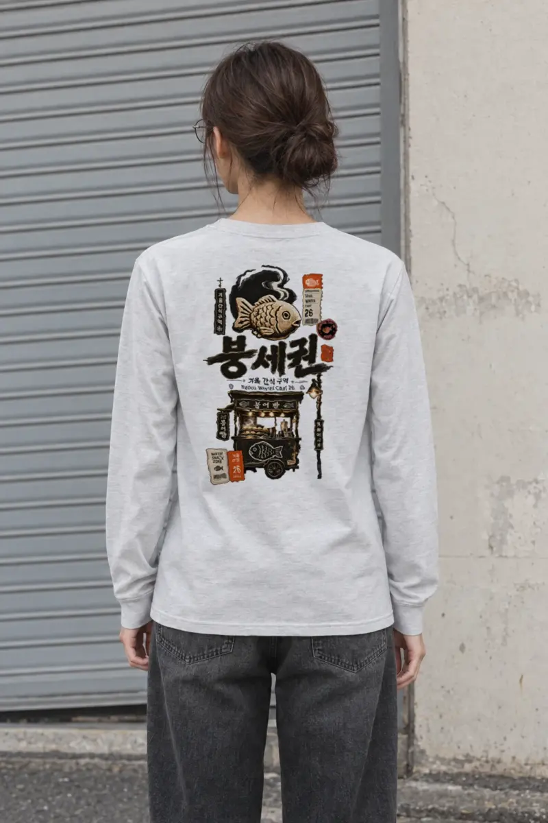 "Seoul Winter Cart" Unisex Longsleeve T-shirt
