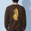 "Serene Floral Muse" Heavy Blend Unisex Crewneck Sweatshirt
