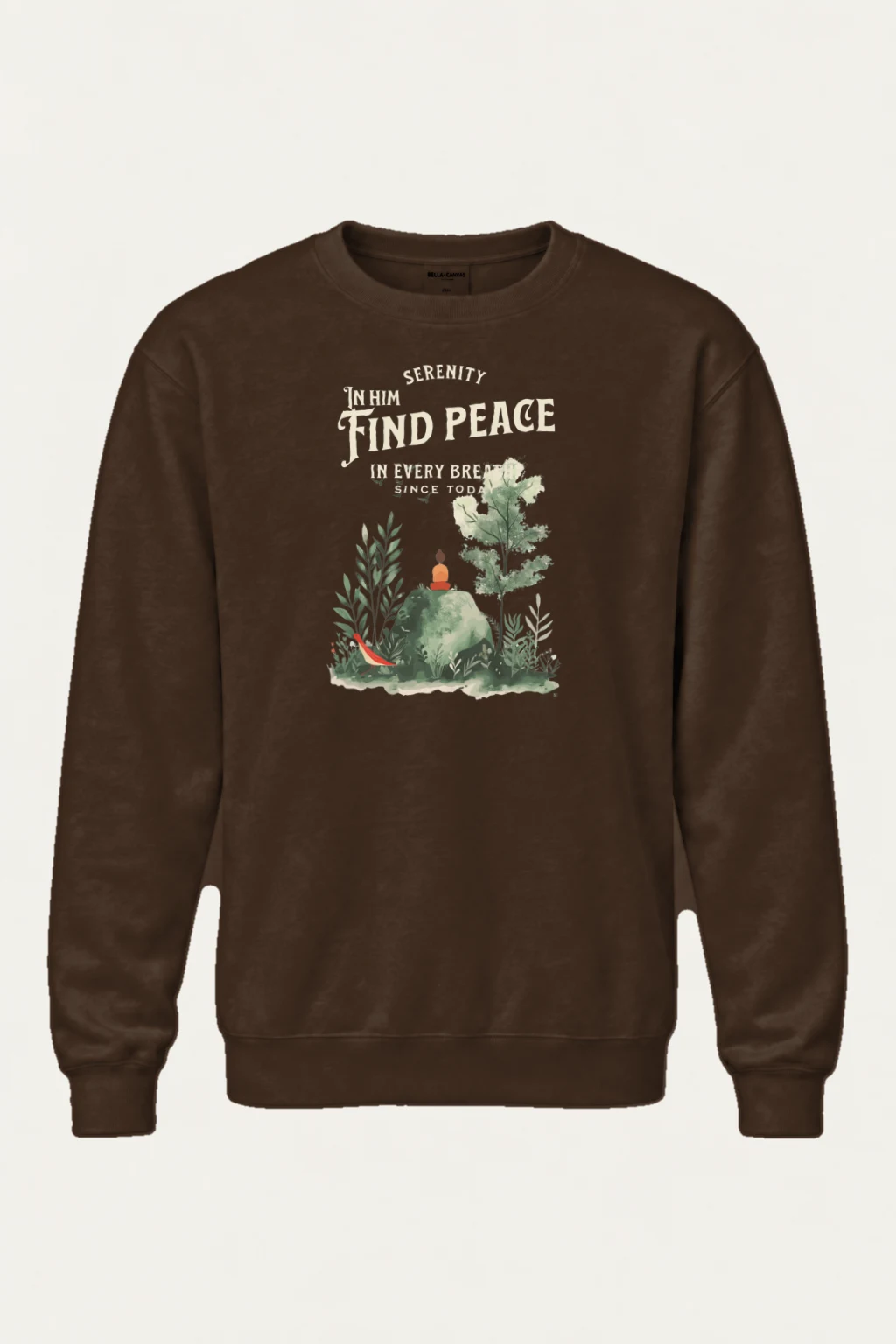 "Serenity In Him" Heavy Blend Unisex Crewneck Sweatshirt | Gildan 18000