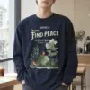 "Serenity In Him" Unisex Longsleeve T-shirt | Gildan 2400