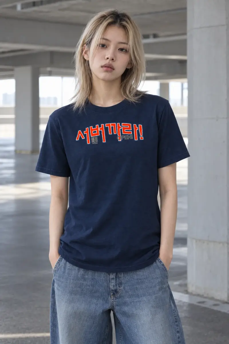 "Server Rack Open" Heavyweight Unisex Crewneck T-shirt | Gildan 5000