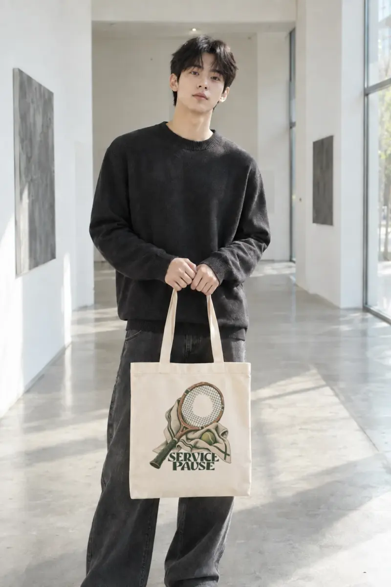"Service Pause" Classic Cotton Tote Bag