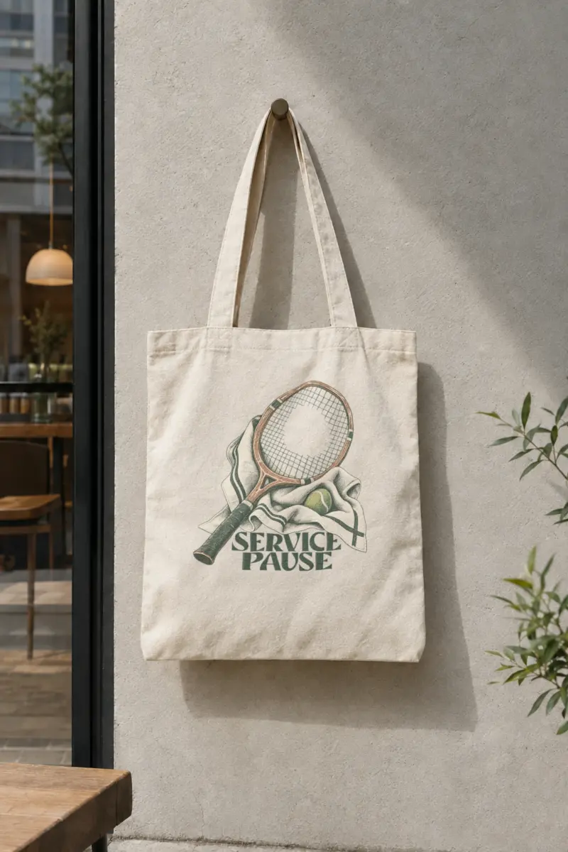 "Service Pause" Classic Cotton Tote Bag