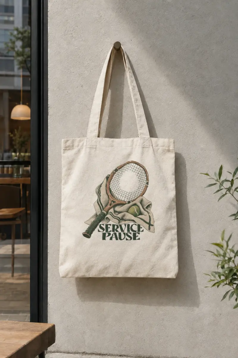 "Service Pause" Classic Cotton Tote Bag