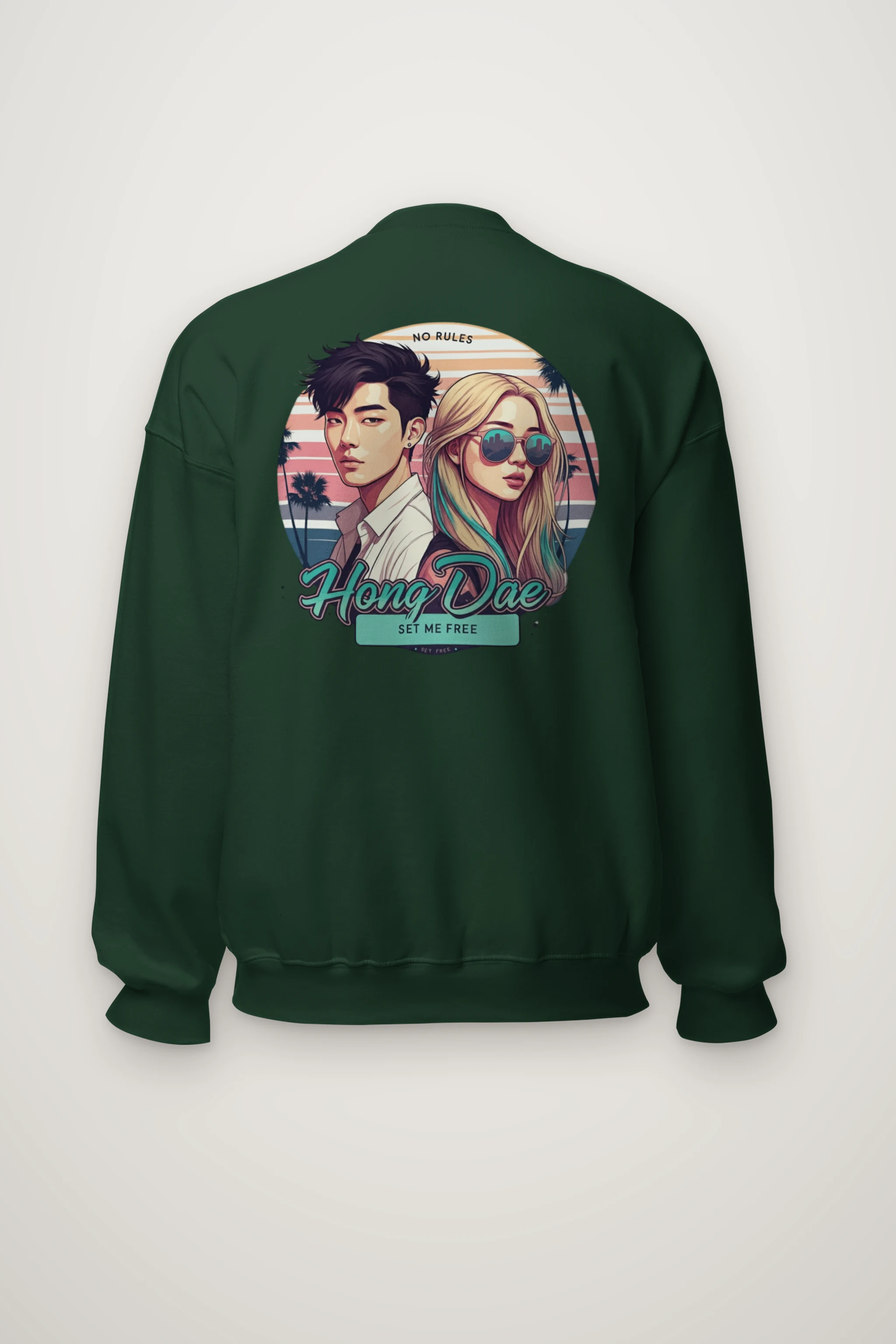 "Set Me Free" Heavy Blend Unisex Crewneck Sweatshirt