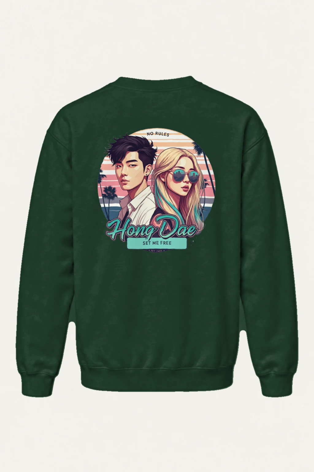 "Set Me Free" Heavy Blend Unisex Crewneck Sweatshirt | Gildan 18000