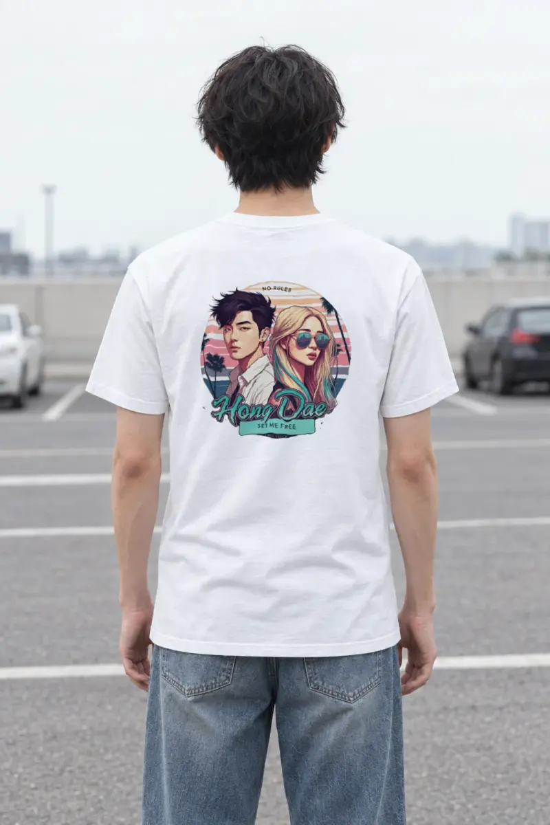 "Set Me Free" Heavyweight Unisex Crewneck T-shirt