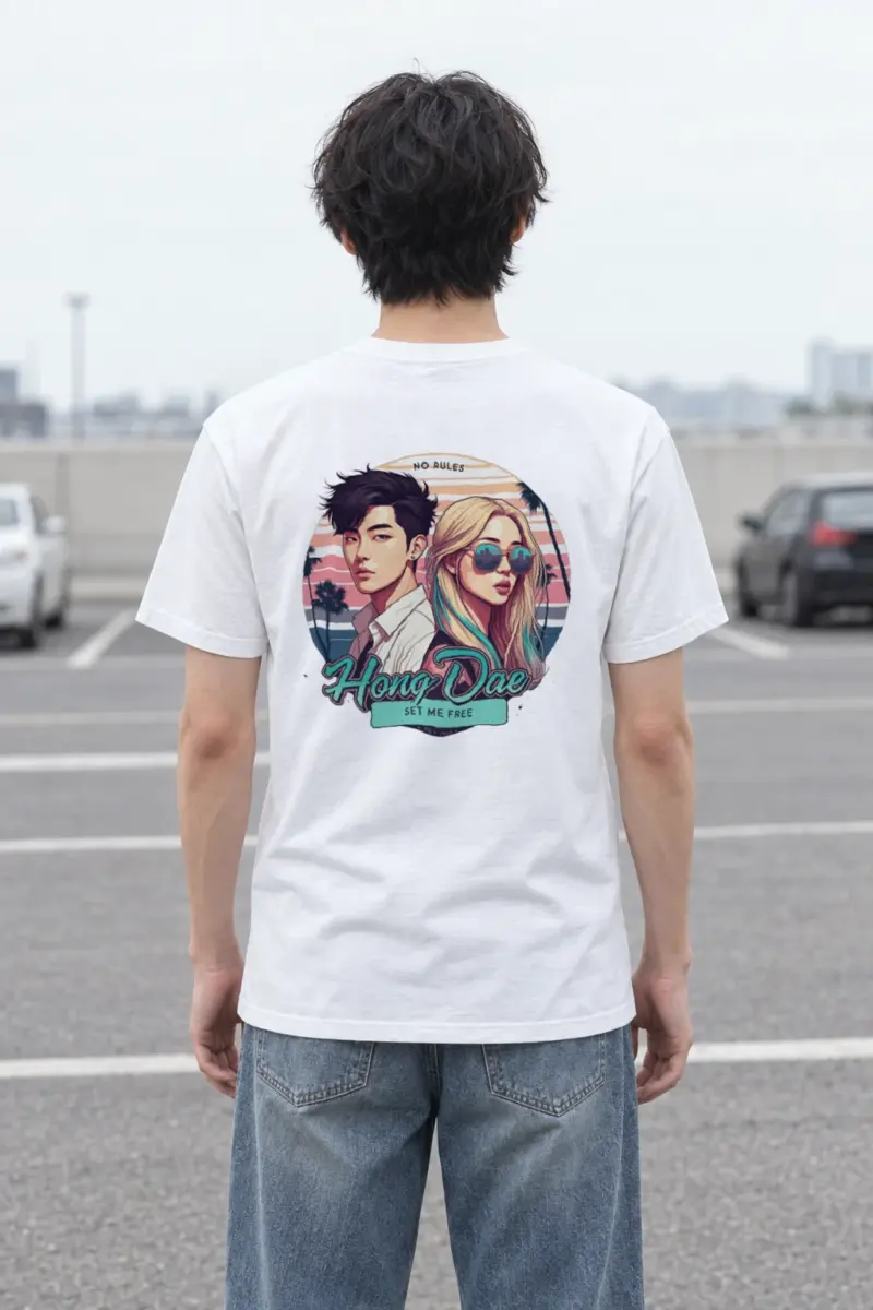 "Set Me Free" Heavyweight Unisex Crewneck T-shirt