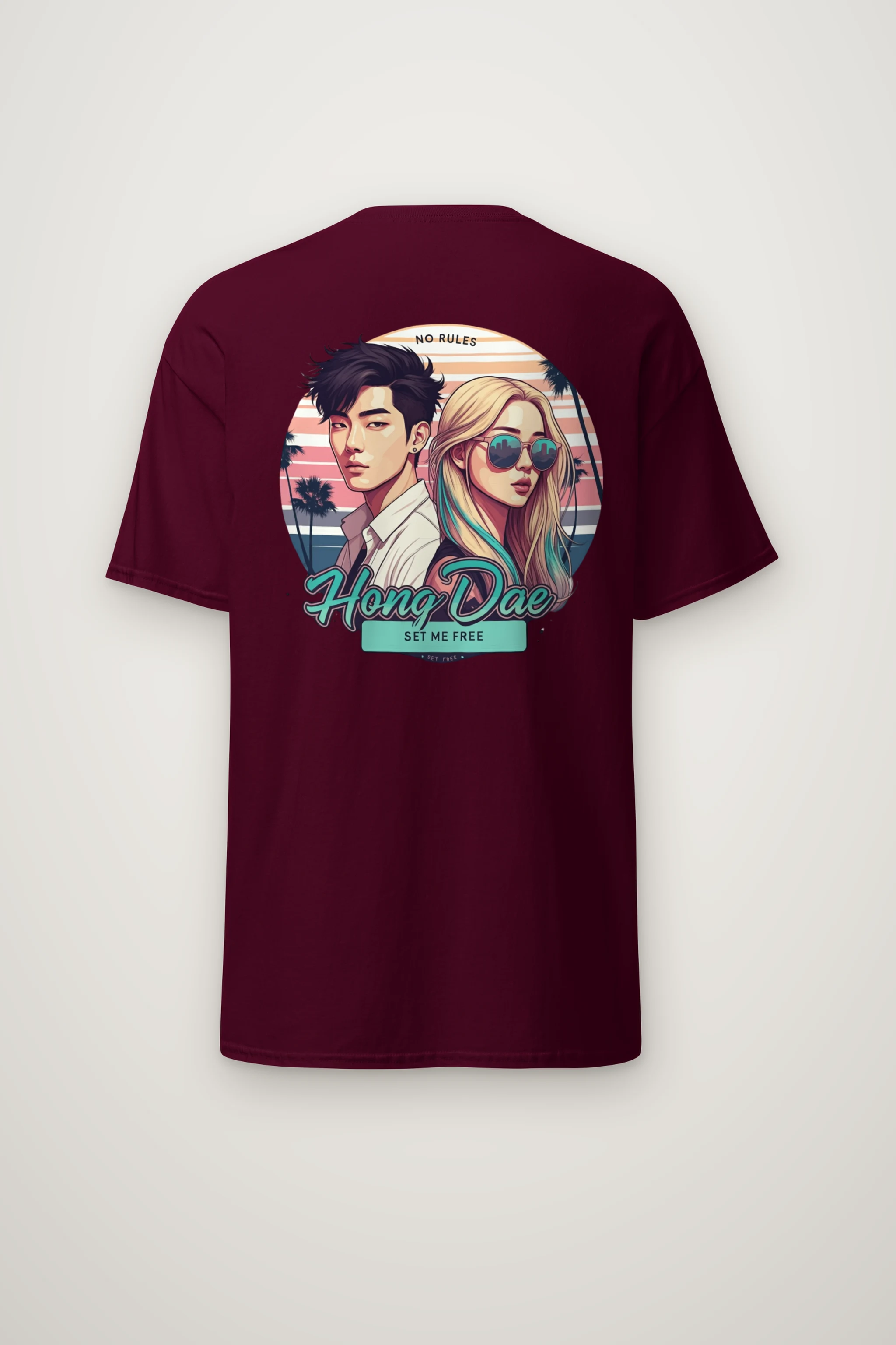 "Set Me Free" Heavyweight Unisex Crewneck T-shirt