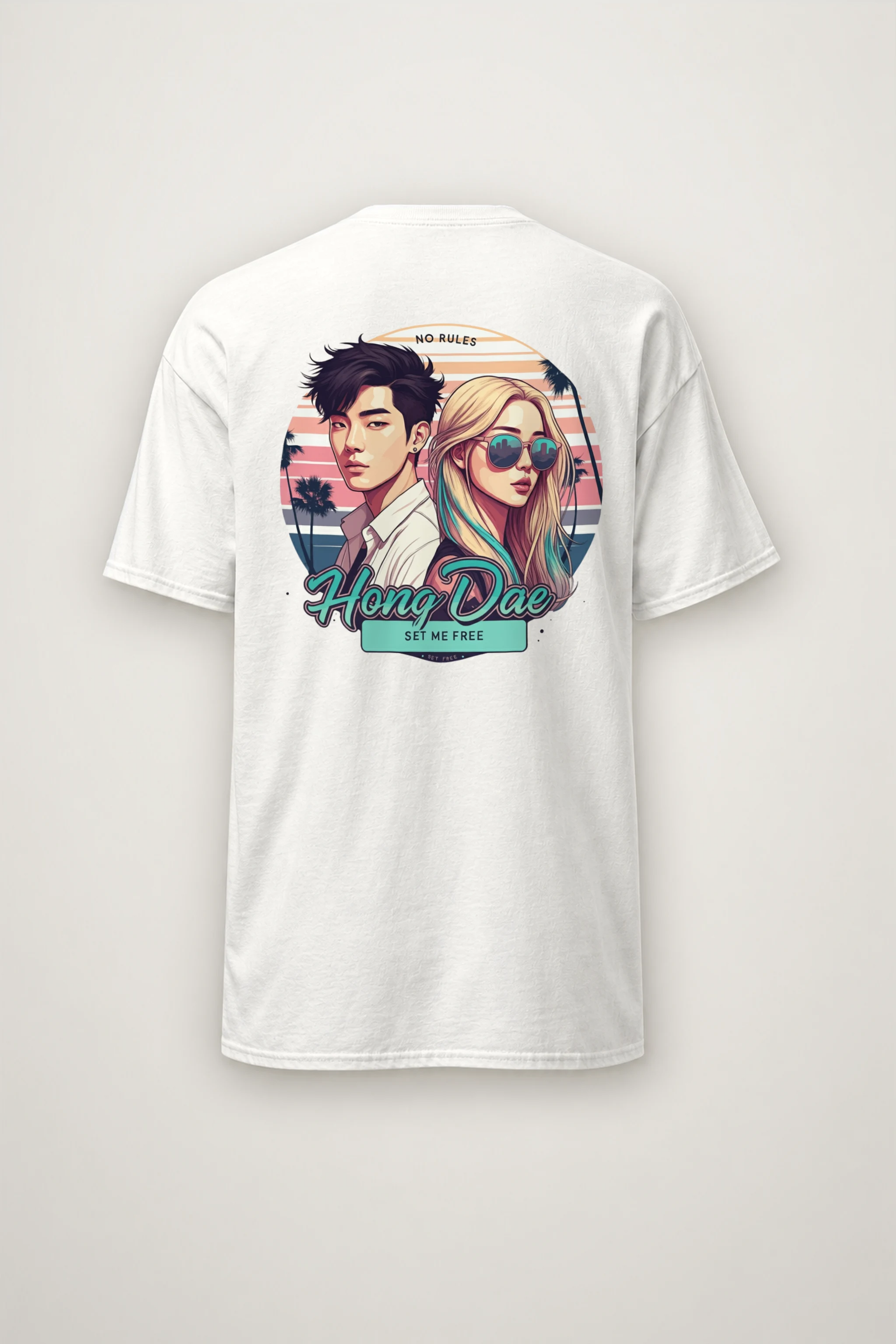 "Set Me Free" Heavyweight Unisex Crewneck T-shirt