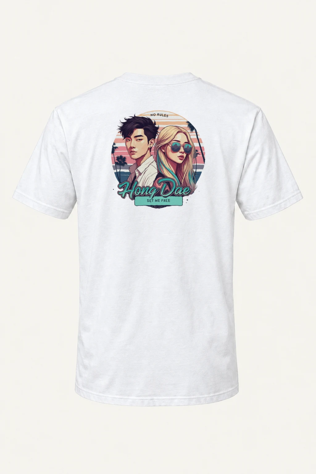 "Set Me Free" Heavyweight Unisex Crewneck T-shirt | Gildan 5000