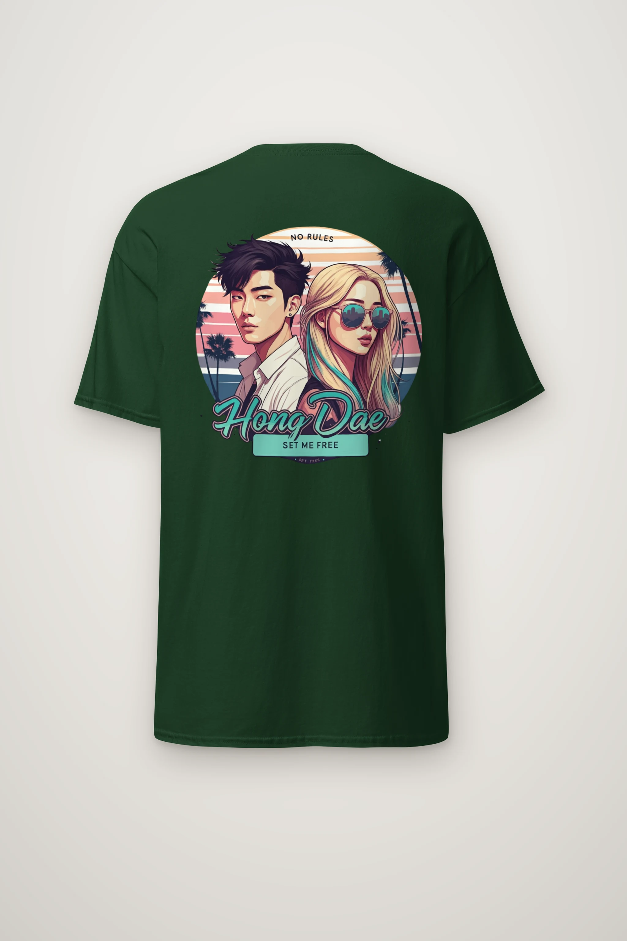 "Set Me Free" Heavyweight Unisex Crewneck T-shirt