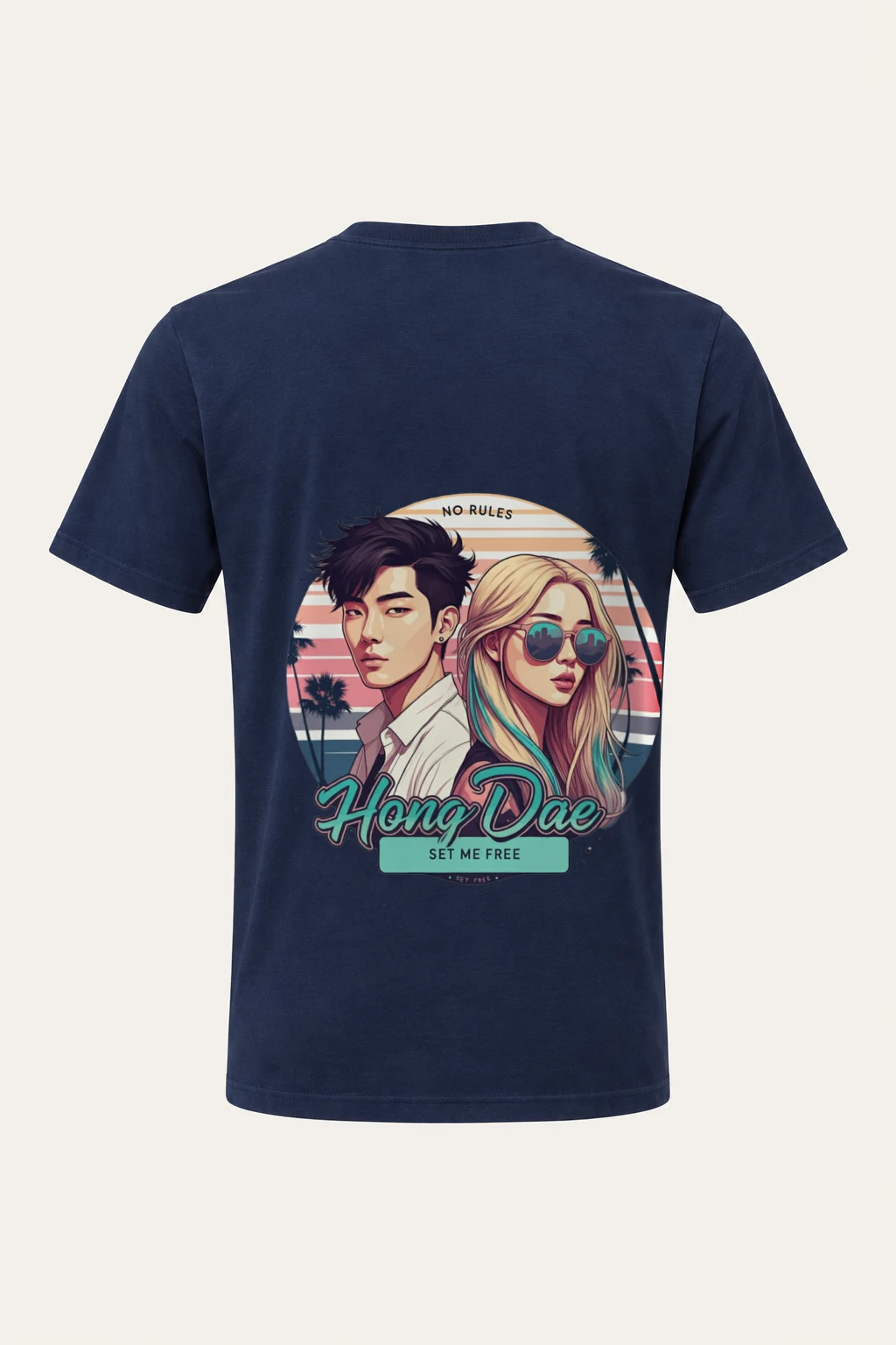 "Set Me Free" Heavyweight Unisex Crewneck T-shirt | Gildan 5000