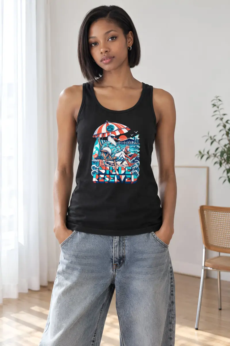 "Shade Reserved Busan" Unisex Jersey Tank