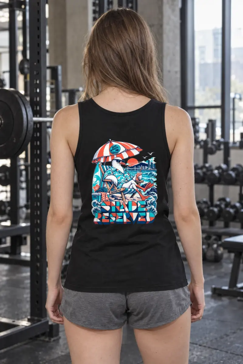 "Shade Reserved Busan" Unisex Jersey Tank