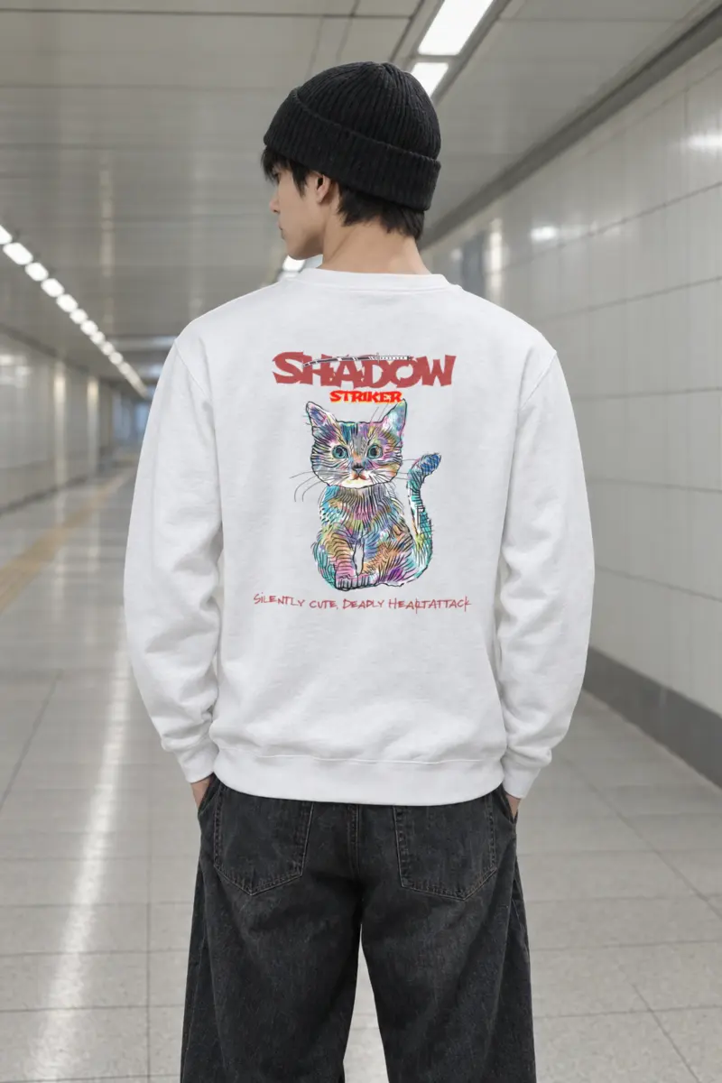 "Shadow Striker" Heavy Blend Unisex Crewneck Sweatshirt