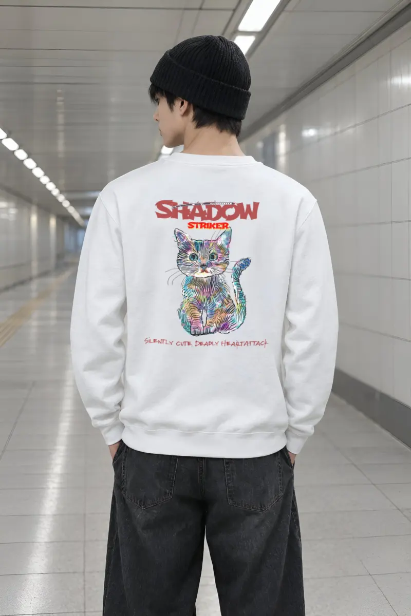 "Shadow Striker" Heavy Blend Unisex Crewneck Sweatshirt