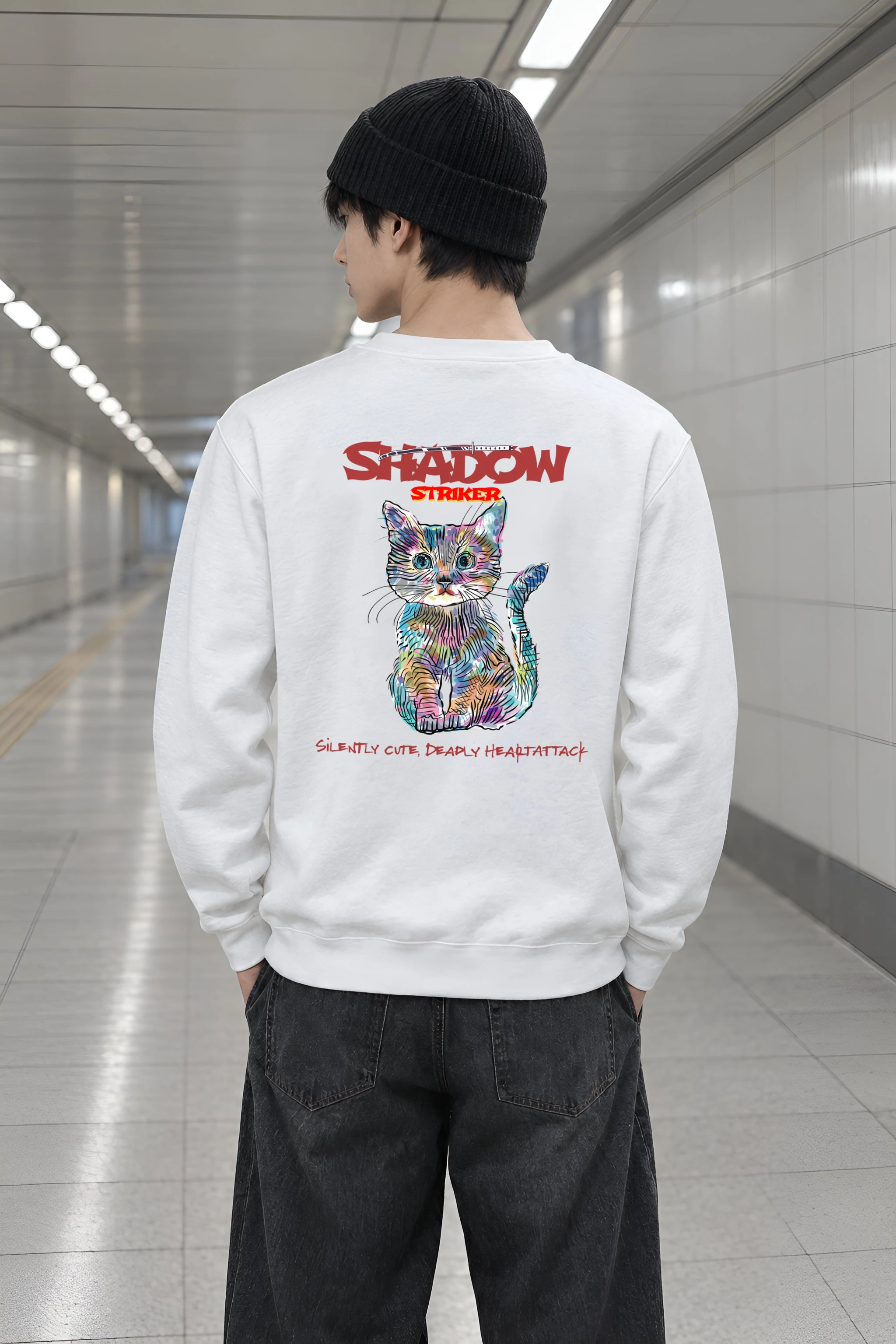 "Shadow Striker" Heavy Blend Unisex Crewneck Sweatshirt