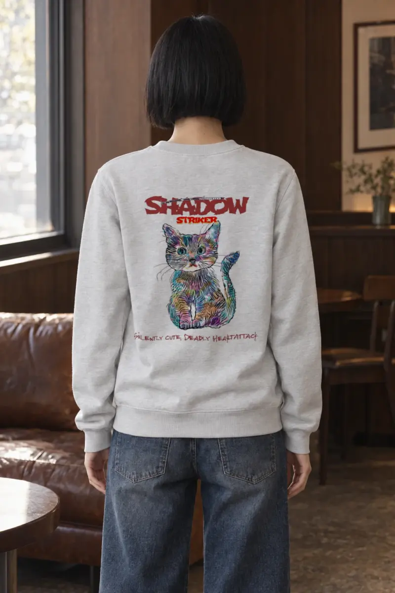 "Shadow Striker" Heavy Blend Unisex Crewneck Sweatshirt