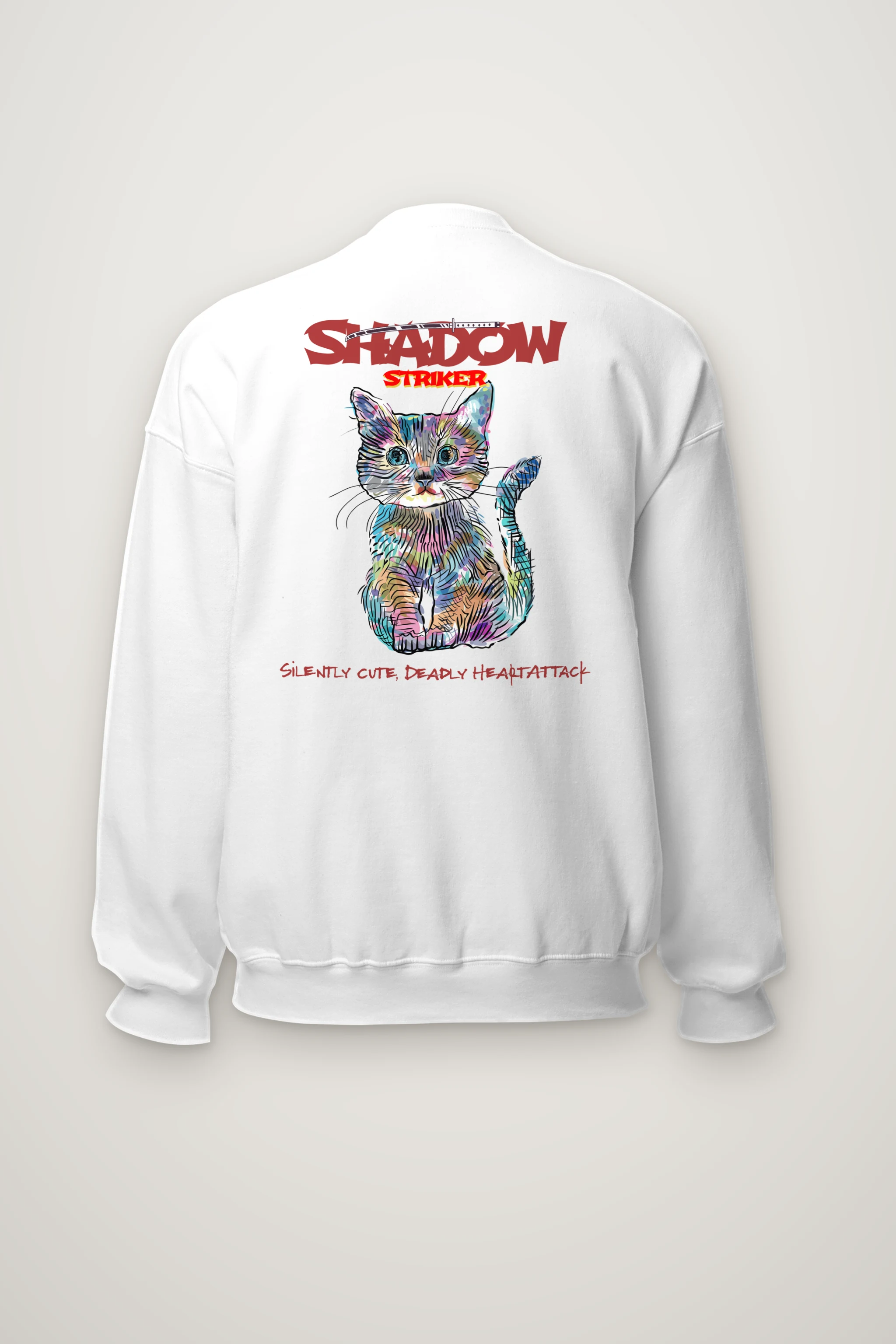 "Shadow Striker" Heavy Blend Unisex Crewneck Sweatshirt