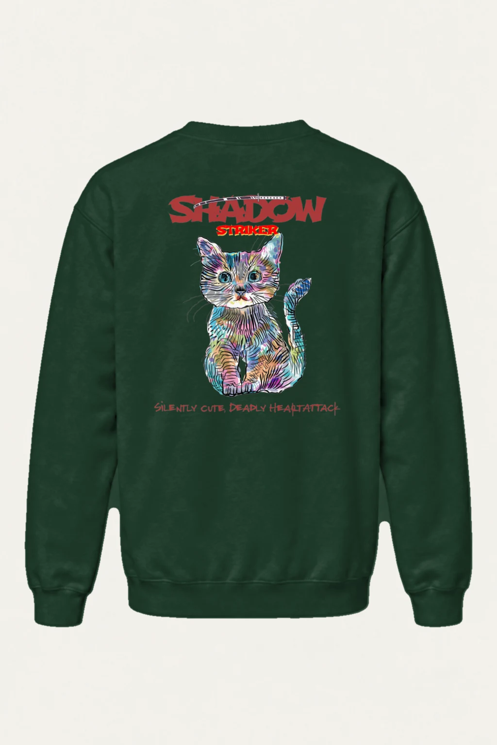 "Shadow Striker" Heavy Blend Unisex Crewneck Sweatshirt | Gildan 18000