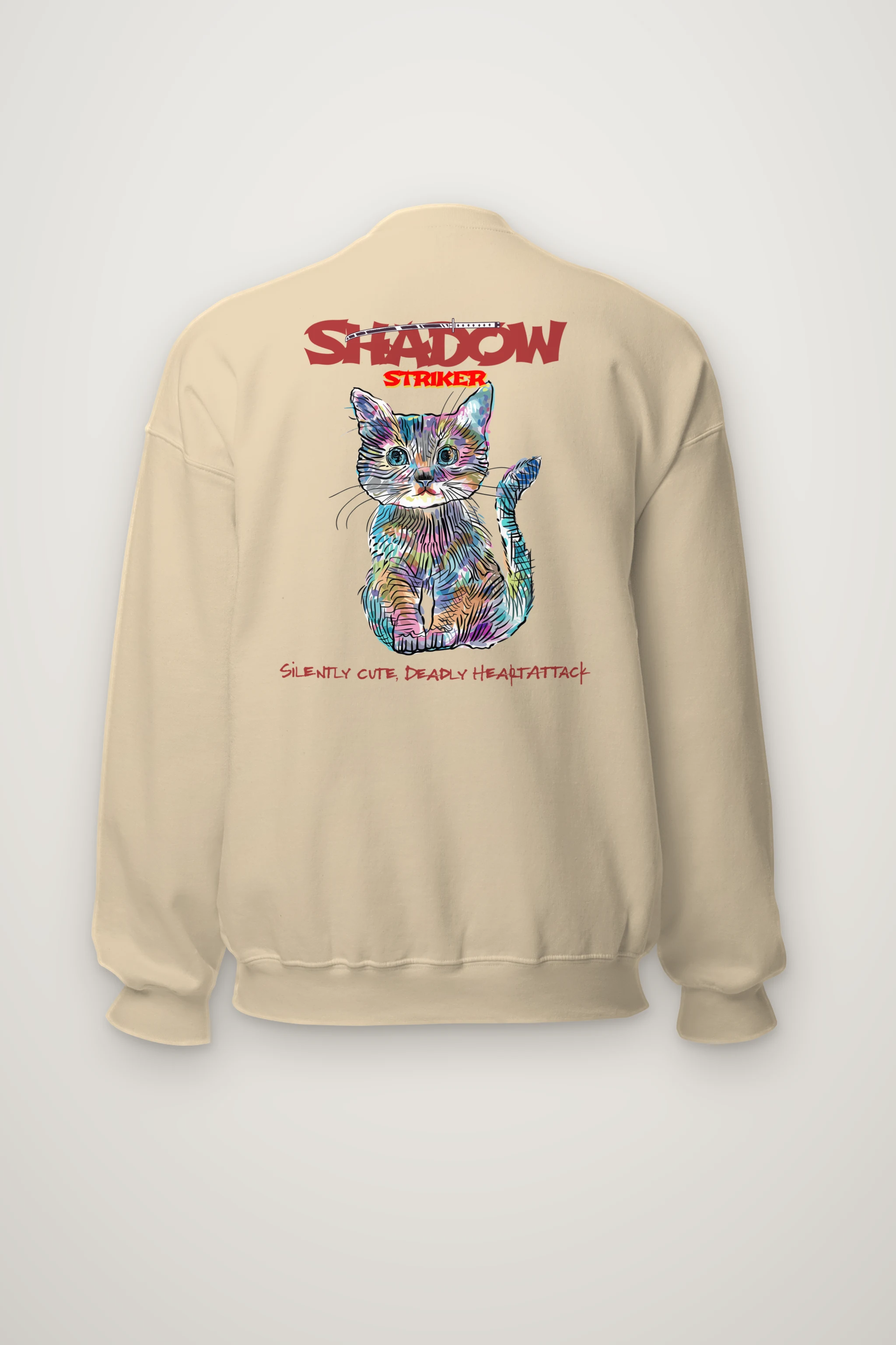 "Shadow Striker" Heavy Blend Unisex Crewneck Sweatshirt