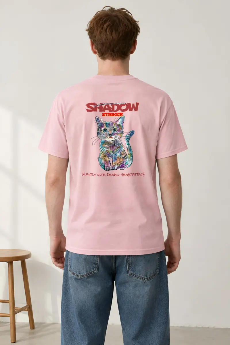 "Shadow Striker" Heavyweight Unisex Crewneck T-shirt