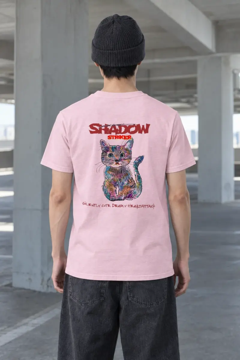 "Shadow Striker" Heavyweight Unisex Crewneck T-shirt