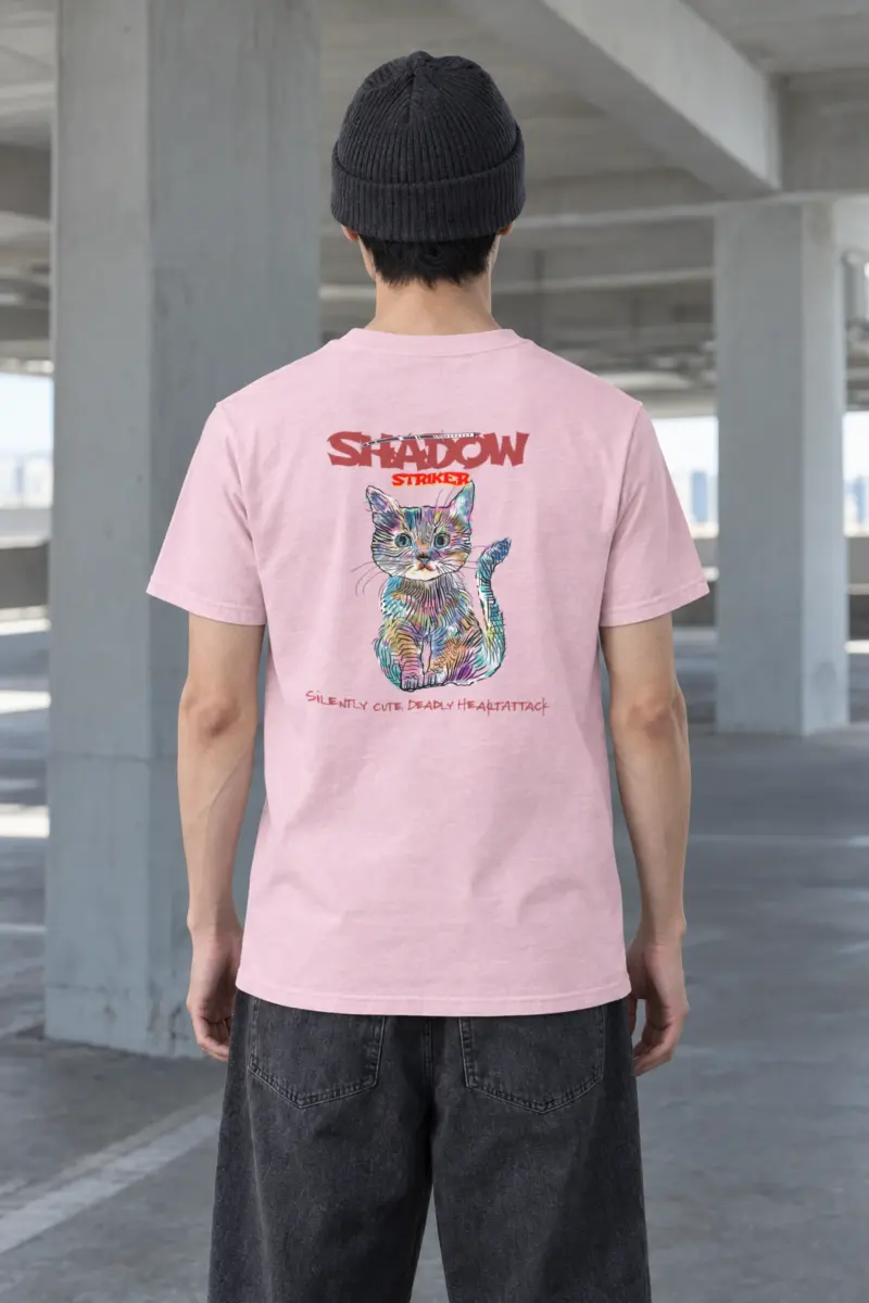 "Shadow Striker" Heavyweight Unisex Crewneck T-shirt