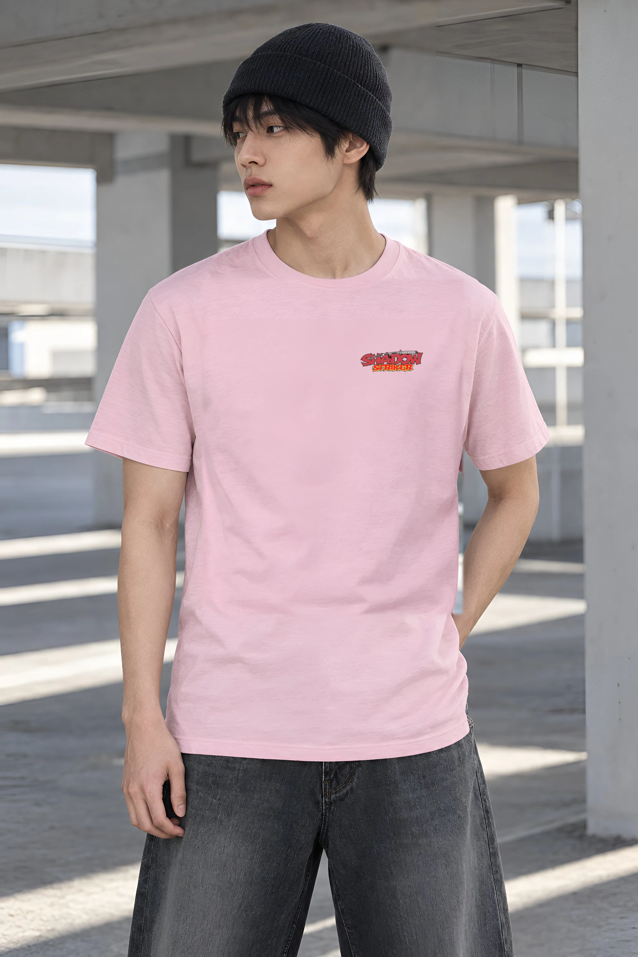 "Shadow Striker" Heavyweight Unisex Crewneck T-shirt