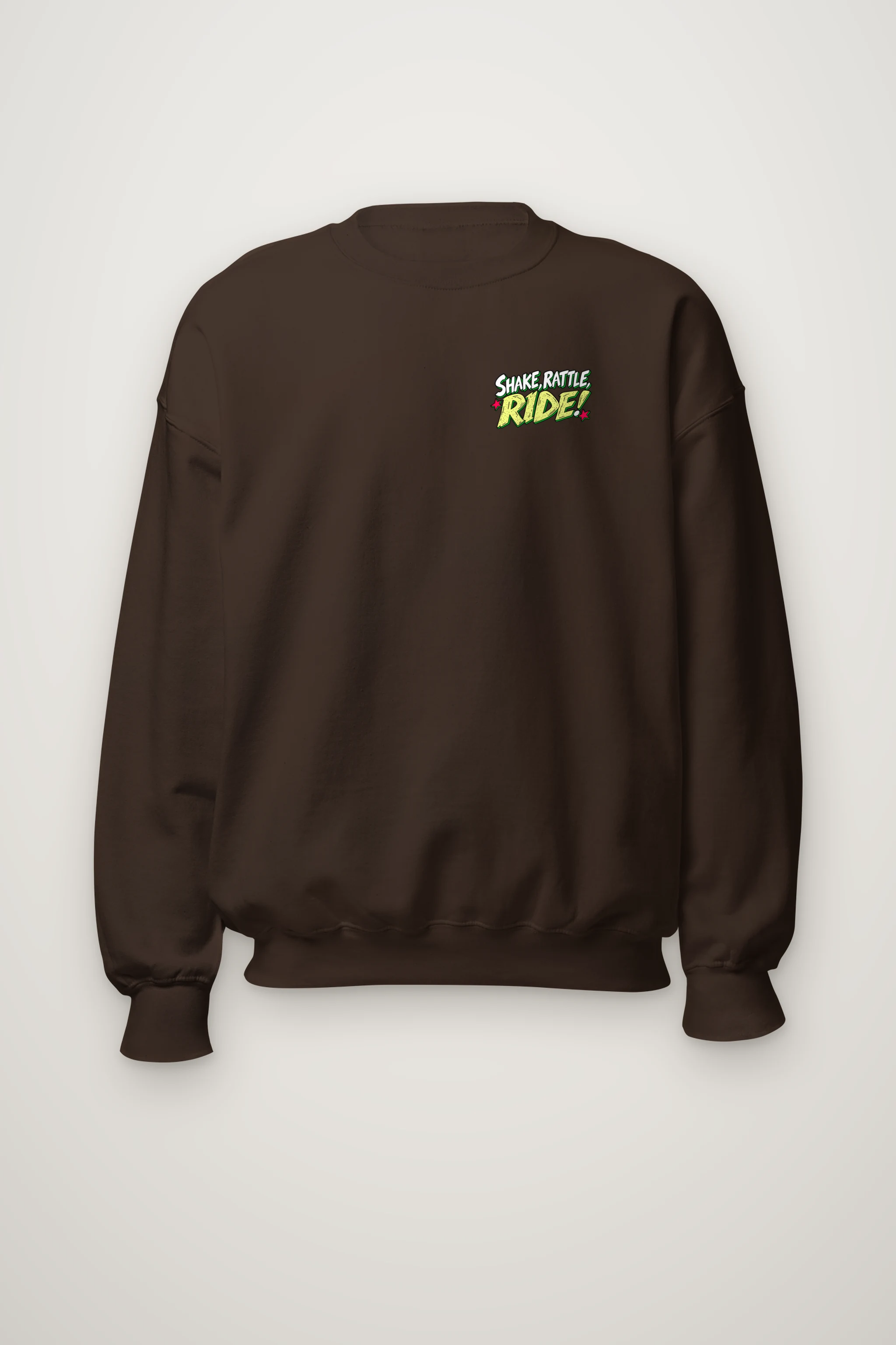 "Shake Rattle Ride" Heavy Blend Unisex Crewneck Sweatshirt