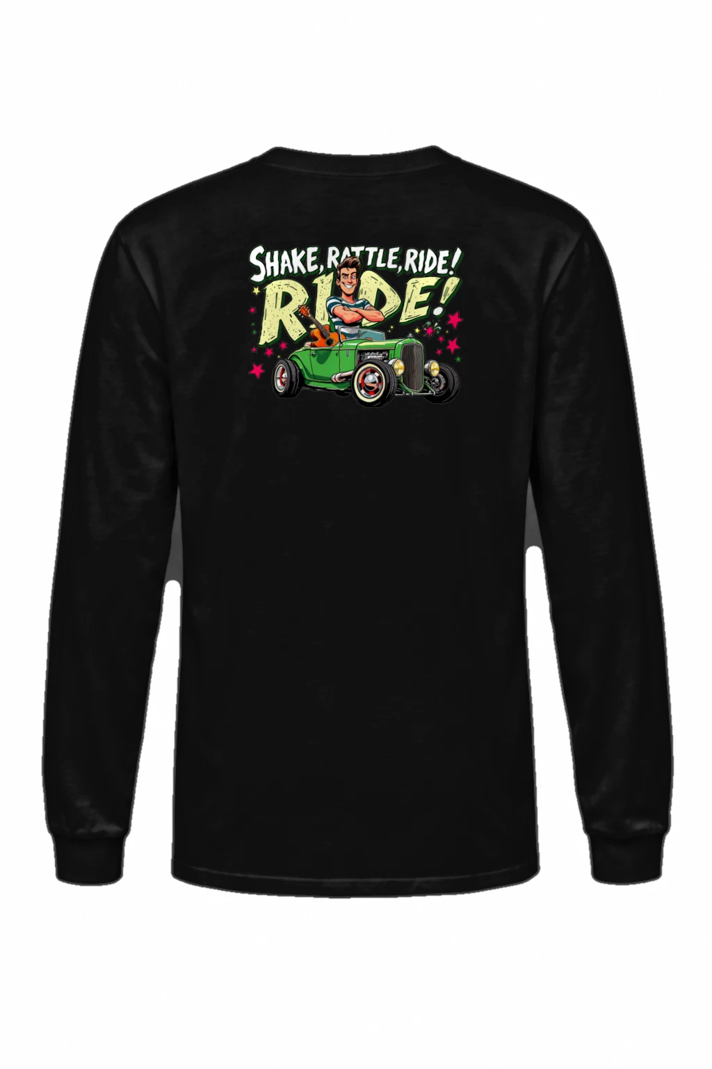 "Shake, Rattle, Ride" Unisex Longsleeve T-shirt | Gildan 2400