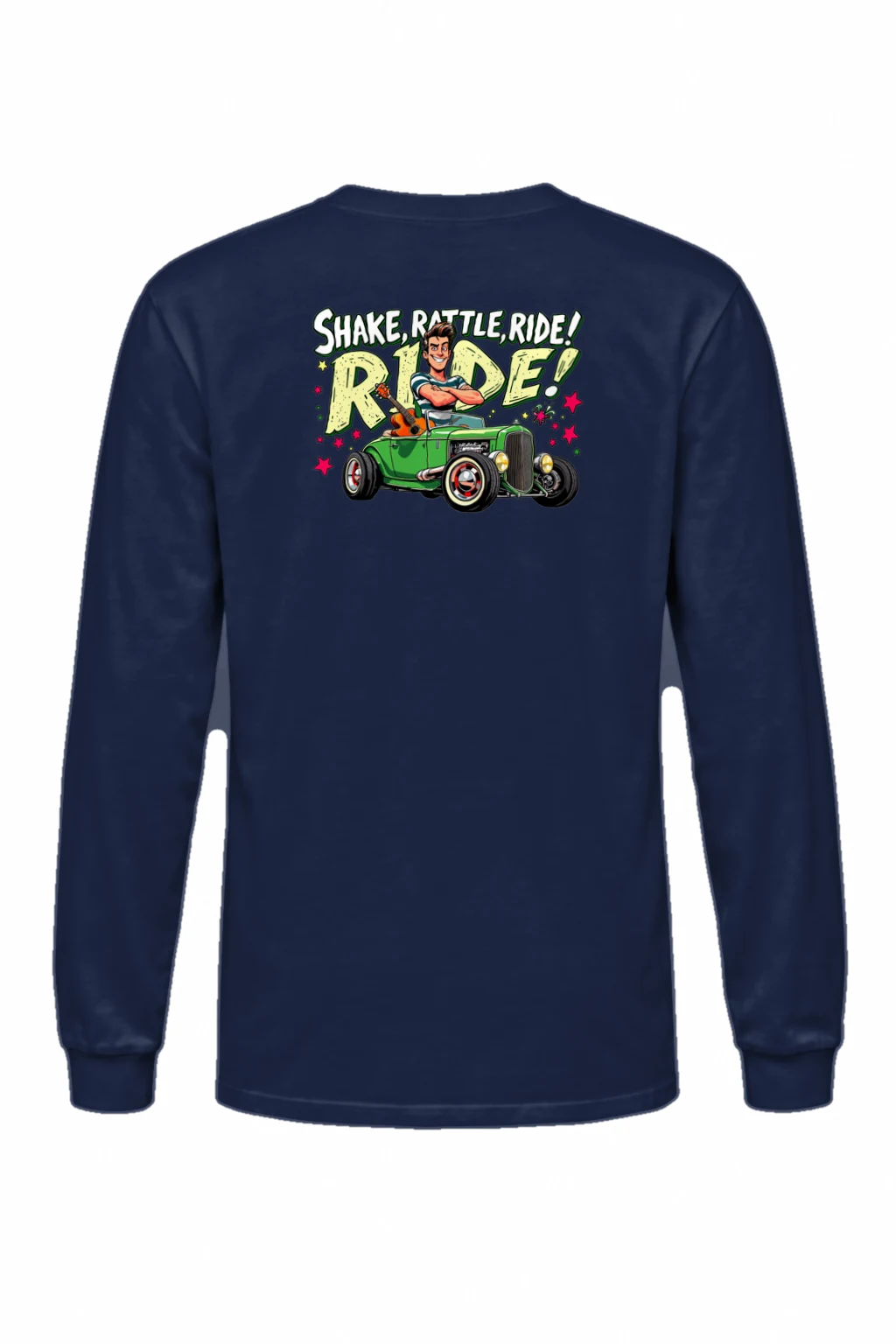 "Shake, Rattle, Ride" Unisex Longsleeve T-shirt | Gildan 2400
