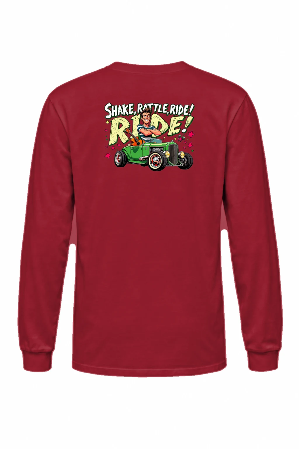 "Shake, Rattle, Ride" Unisex Longsleeve T-shirt | Gildan 2400