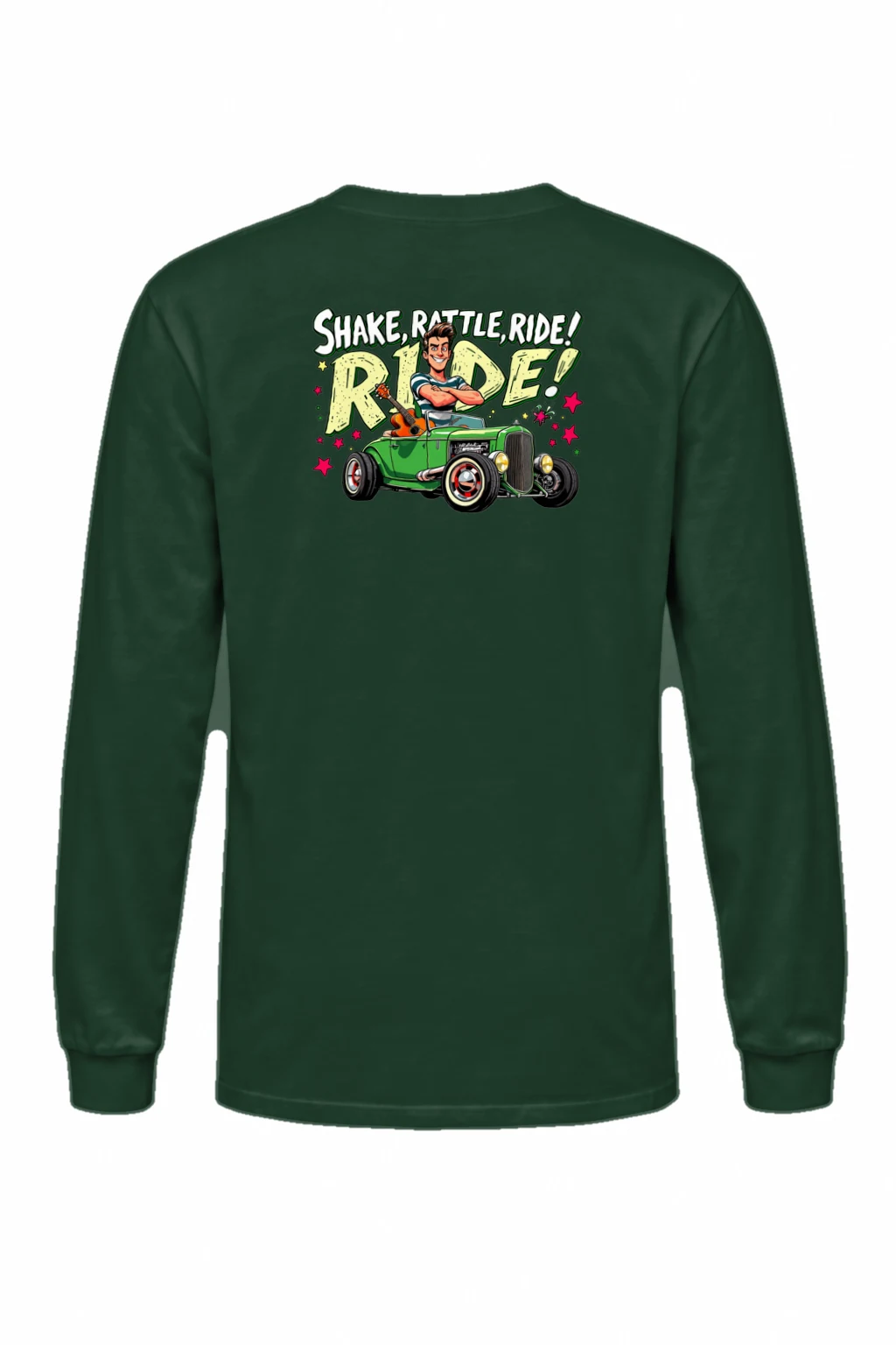 "Shake, Rattle, Ride" Unisex Longsleeve T-shirt | Gildan 2400