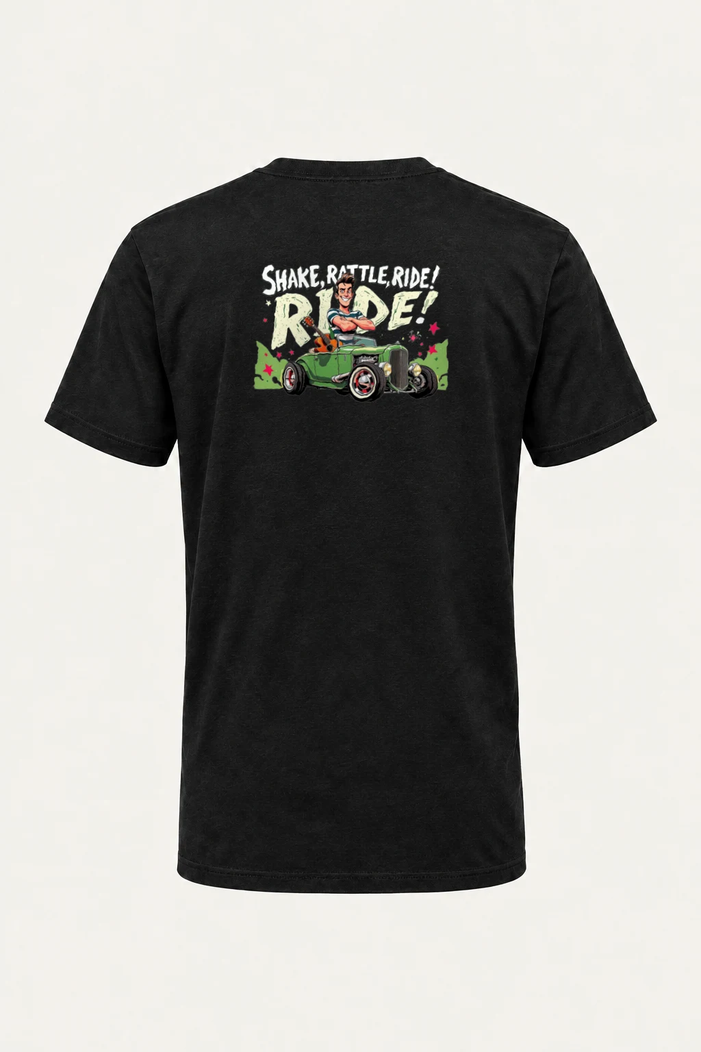 "Share, Rattle, Ride" Heavyweight Unisex Crewneck T-shirt | Gildan 5000