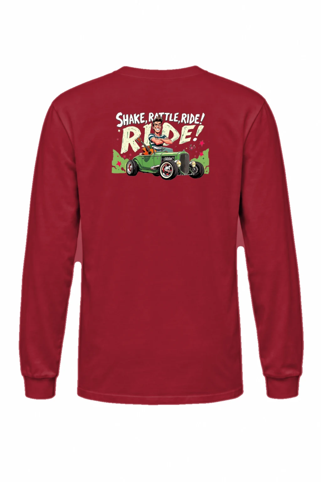 "Share, Rattle, Ride" Unisex Longsleeve T-shirt | Gildan 2400