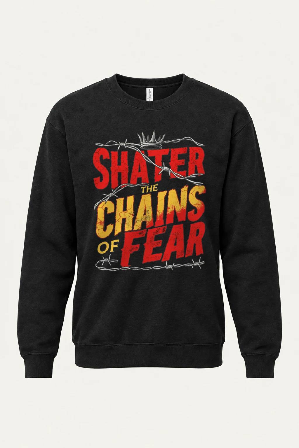 "Shatter The Chains" Heavy Blend Unisex Crewneck Sweatshirt | Gildan 18000