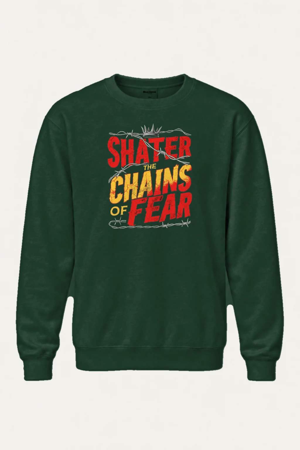 "Shatter The Chains" Heavy Blend Unisex Crewneck Sweatshirt | Gildan 18000