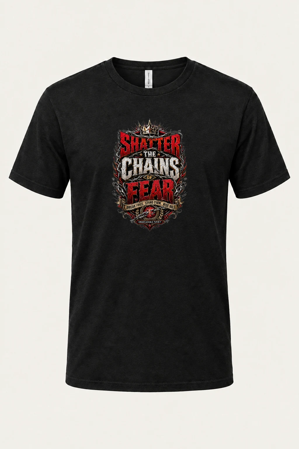 "Shatter The Chains" Heavyweight Unisex Crewneck T-shirt | Gildan 5000